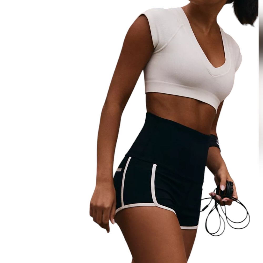FP Movement Island Time Shorts Black Motif